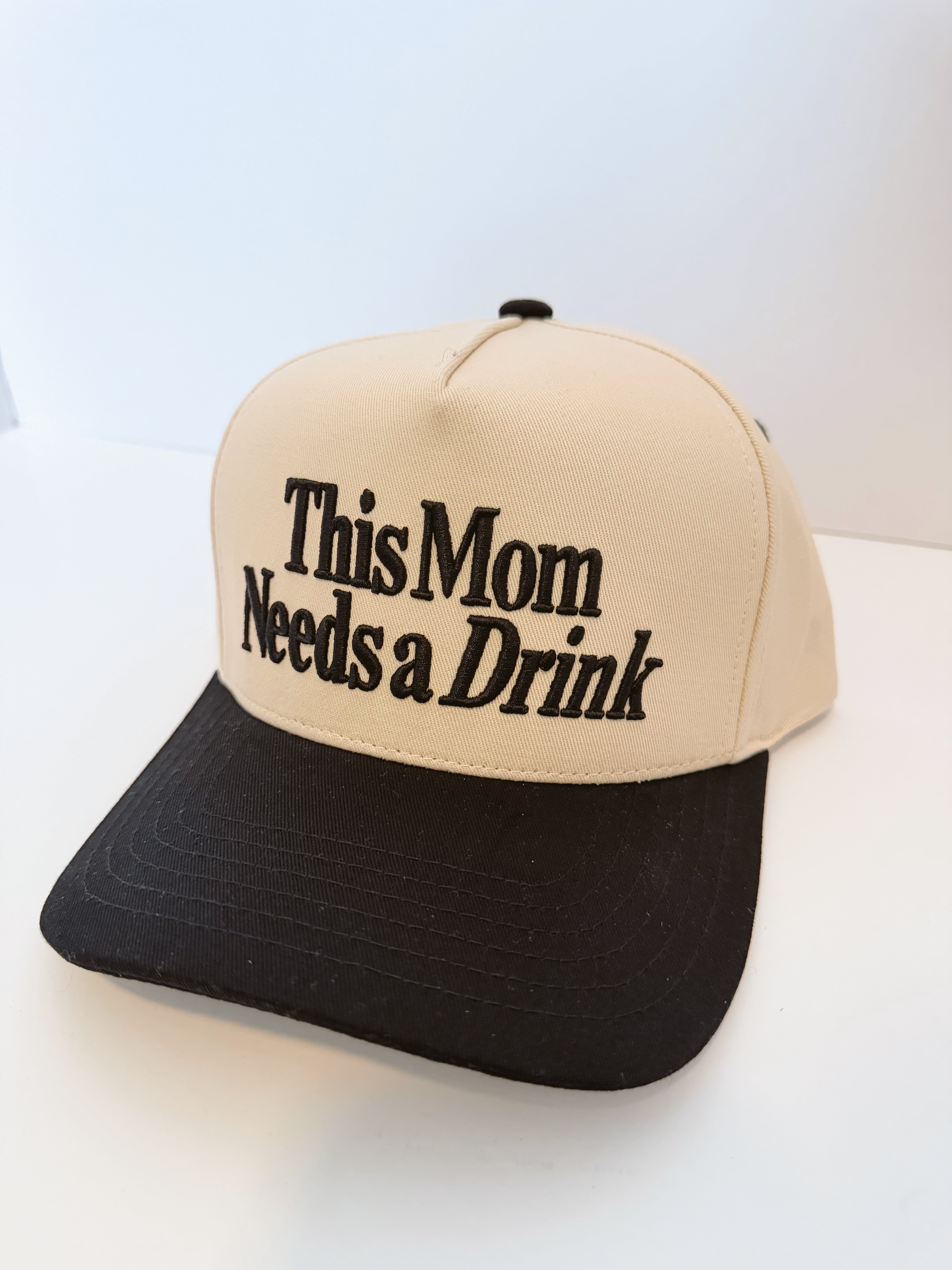 This Mom Needs A Drink Trucker Hat
