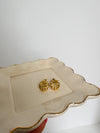 Gold Seashell Studs