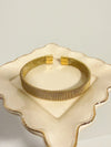 Gold Textured Bangle