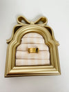 Gold Textured Chunky Ring