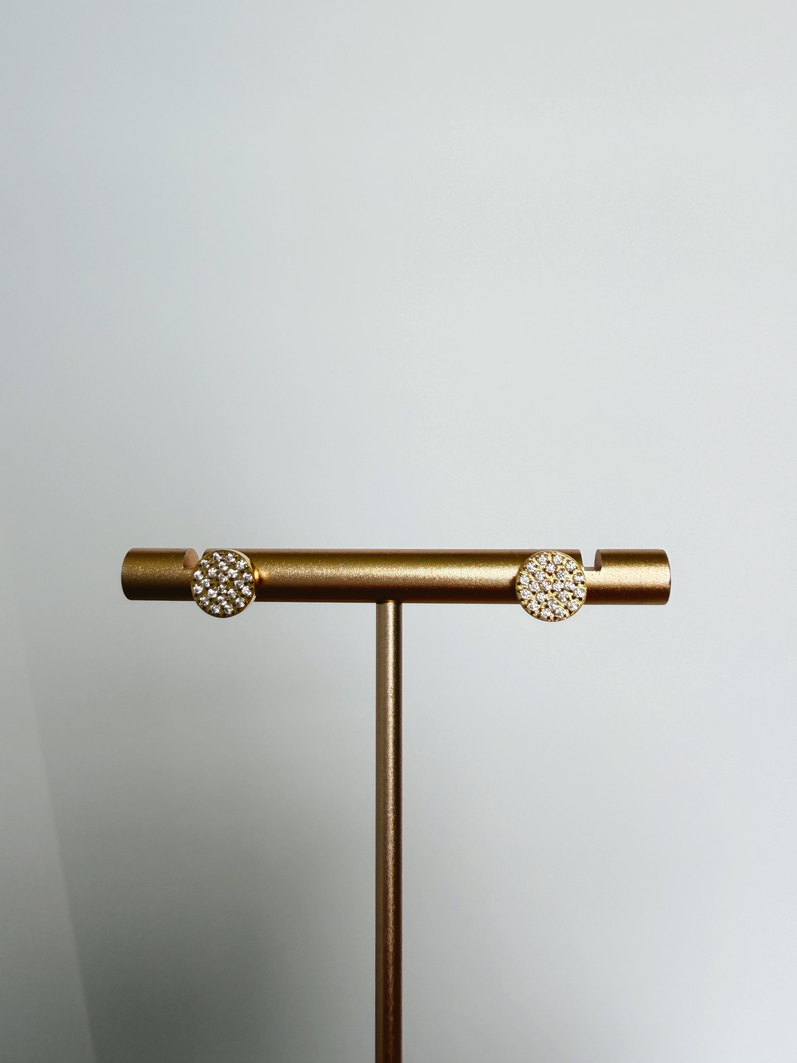 Rhinestone Round Studs
