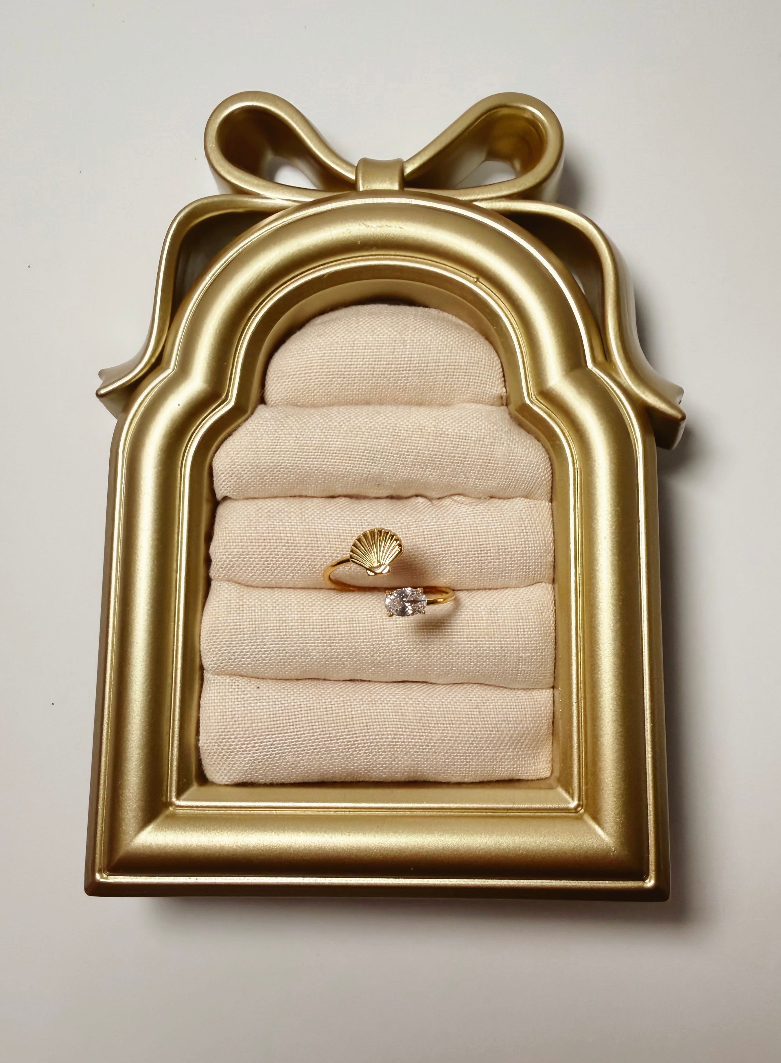 Seashell Adjustable Ring