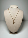 Rhinestone Cross Necklace