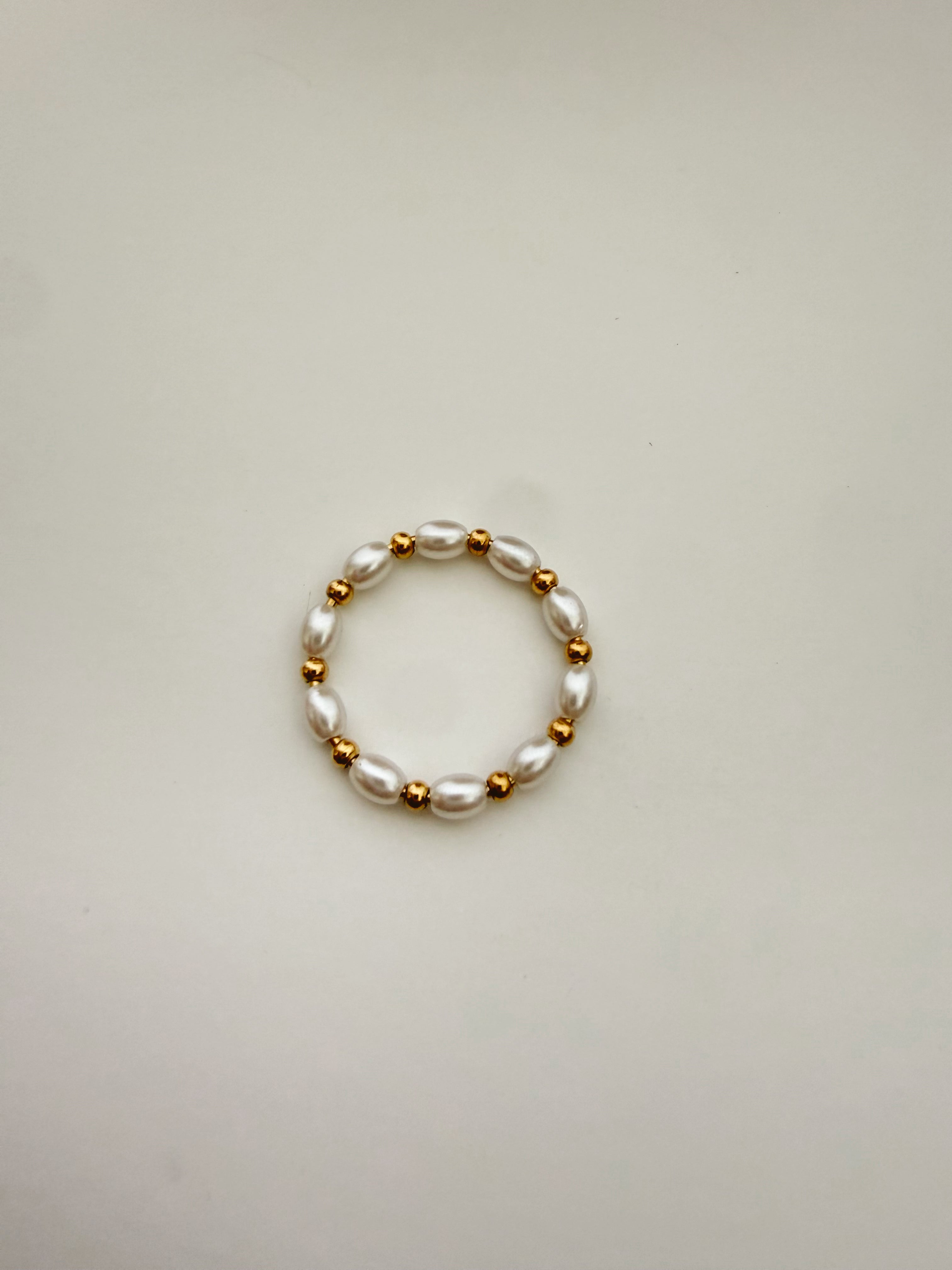 Pearl Beaded Ring