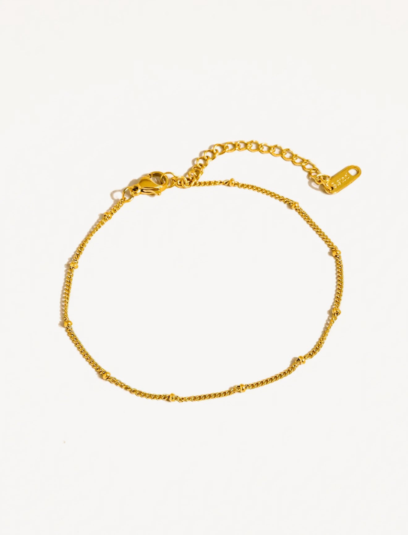 Classic Beaded Anklet
