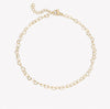 Gold Linked Hearts Anklet