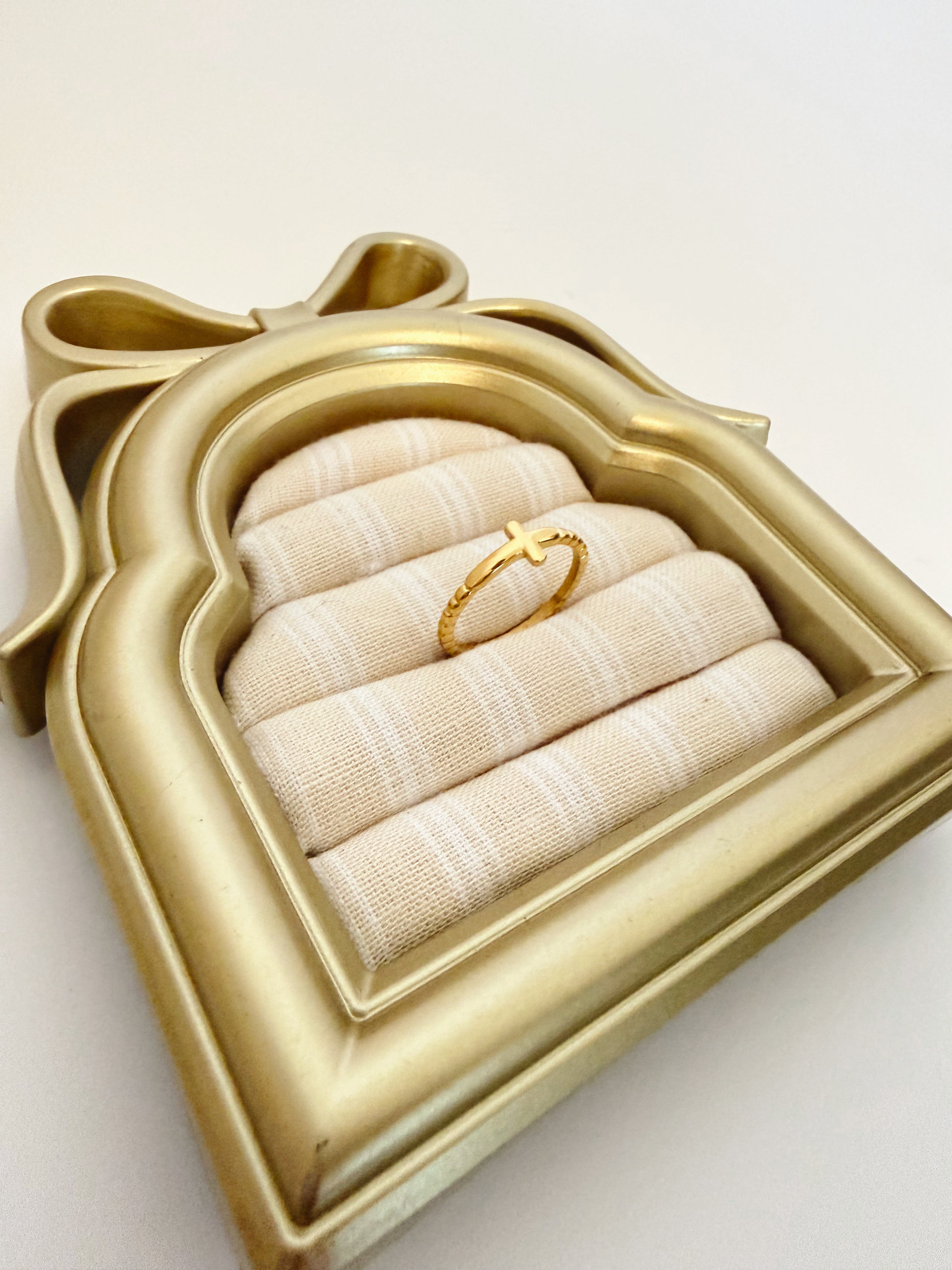 Braided Cross Ring